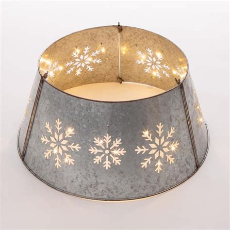 Metal Tree Collar Christmas Tree Skirts & Collars 